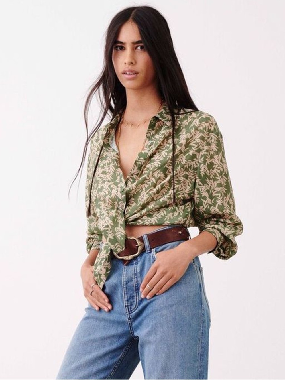 ba&sh - Tarmac Shirt - Vert